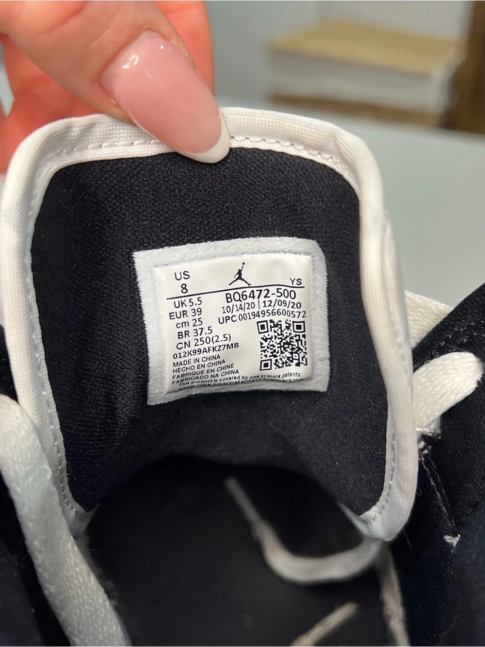 Jordan Mid-Top Sneakers in Pink, White & Black for Women